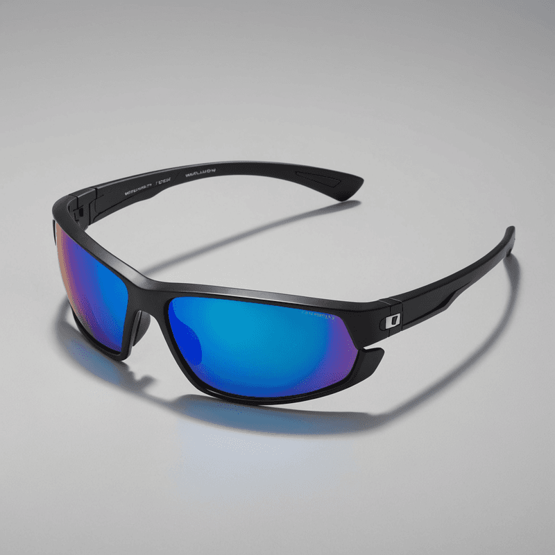 Sport Enveloppant Miroir Bleu